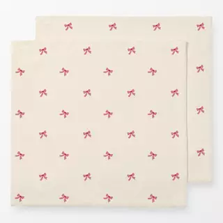 Servietten Schleifen Muster gestreift