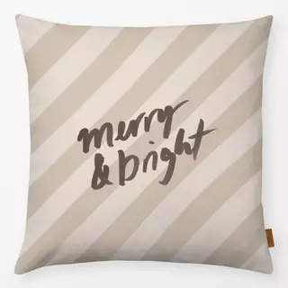 Kissen Merry and Bright Stripes Umbra