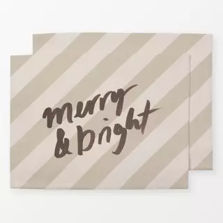 Tischset Merry and Bright Stripes Umbra