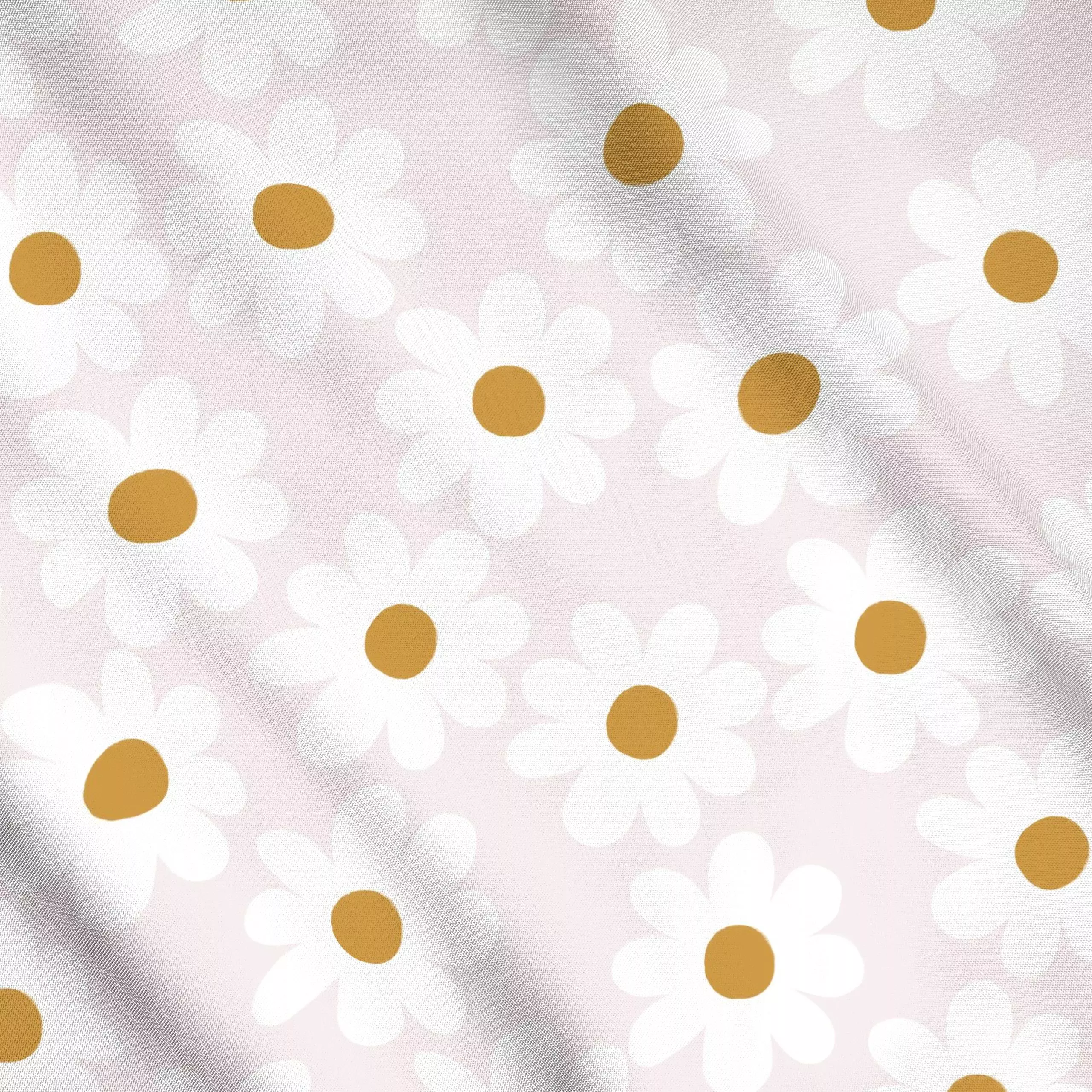 Meterware White Daisies, Blumen, Frühling, von Menina Lisboa