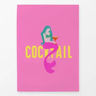 Geschirrtücher Meerjungfrau Cocktail Pink