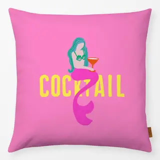 Kissen Meerjungfrau Cocktail Pink