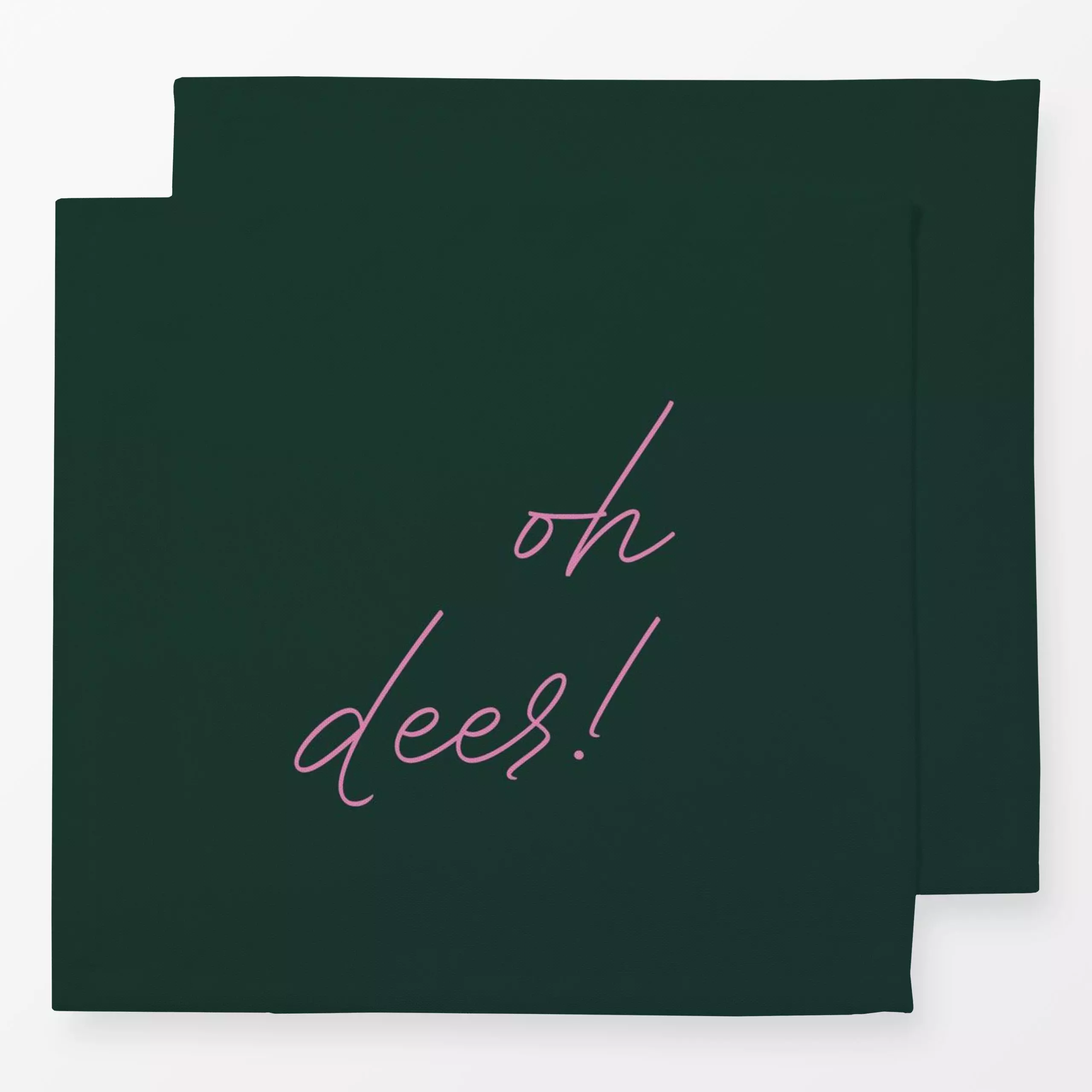 Servietten Mistletoe Kollektion oh deer! - Sprüche & Schriftzüge, Weihnachten, Winter - von „Studio ROSAGRAU"; Weihnachten, ...