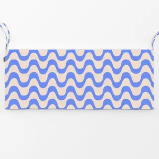 Bankauflage Welle Blau Copacabana