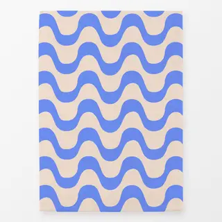 Geschirrtücher Welle Blau Copacabana