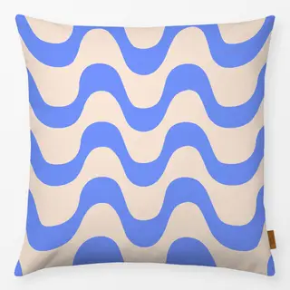 Kissen Welle Blau Copacabana