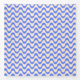 Tischdecke Welle Blau Copacabana