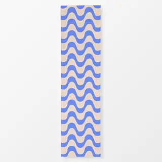 Tischläufer Welle Blau Copacabana