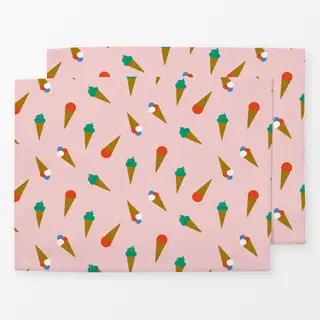 Tischset Eis im Hörnchen - Eistüte