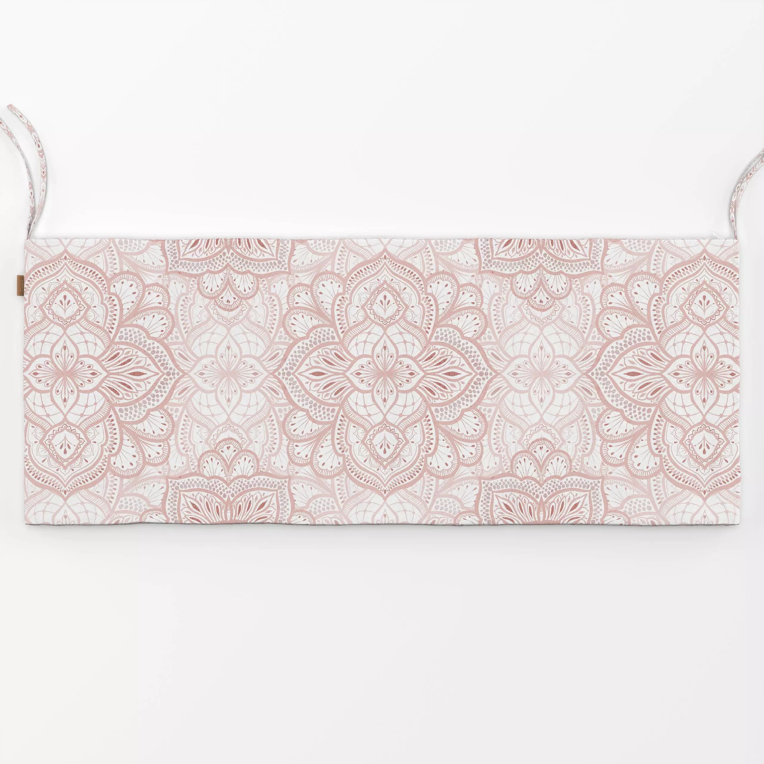 Bankauflage Blush boho Marrakesh Fliese 2 - Symbole & Muster - von „Bloomery Decor"; marrakesch, boho, altrosa, vintage, Eth...