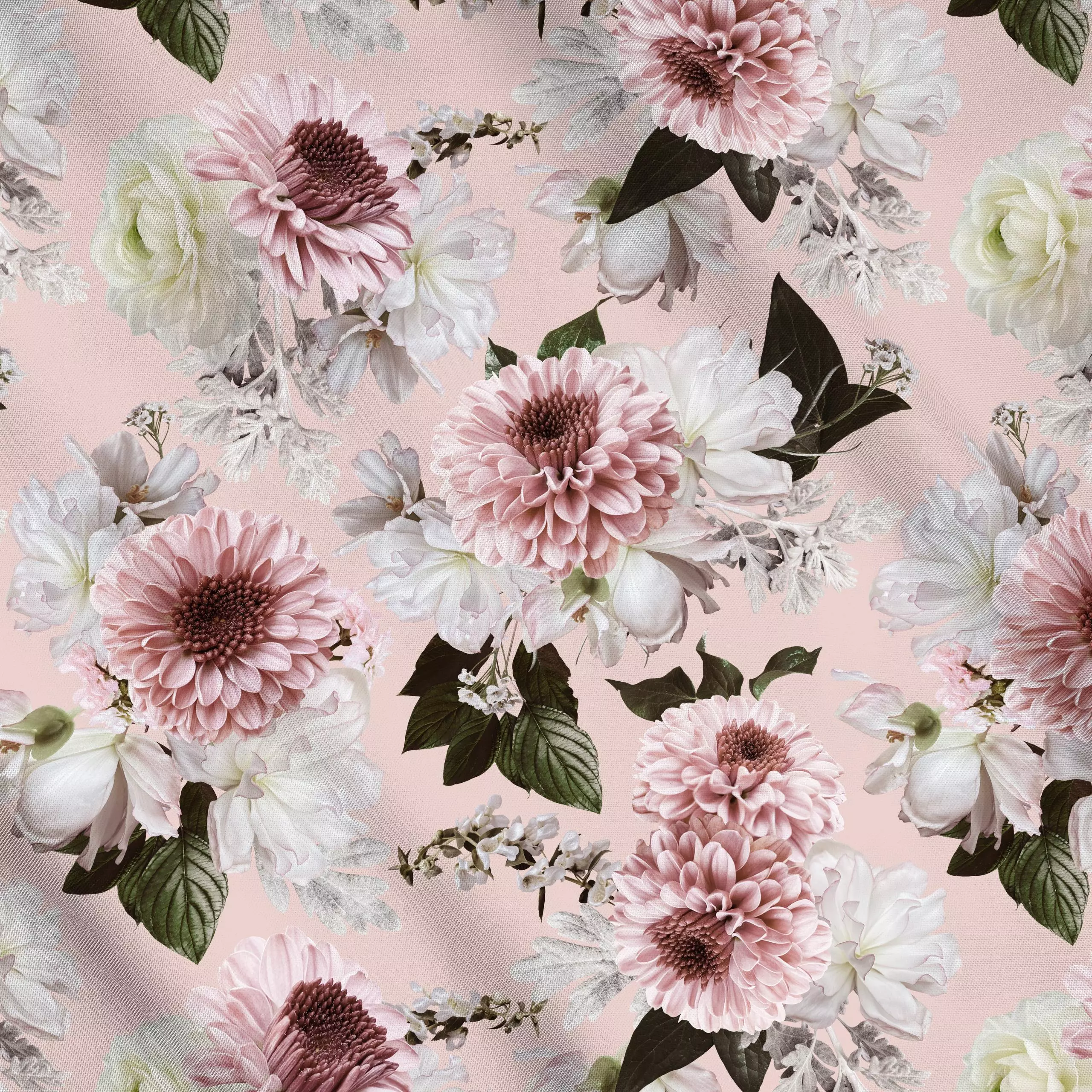 Meterware Blumen Herbst Garten 2 - Blumen & Florales, Pflanzen & Botanik - von „Uta Naumann"; boho, Muster, Blumen, Garten, ...