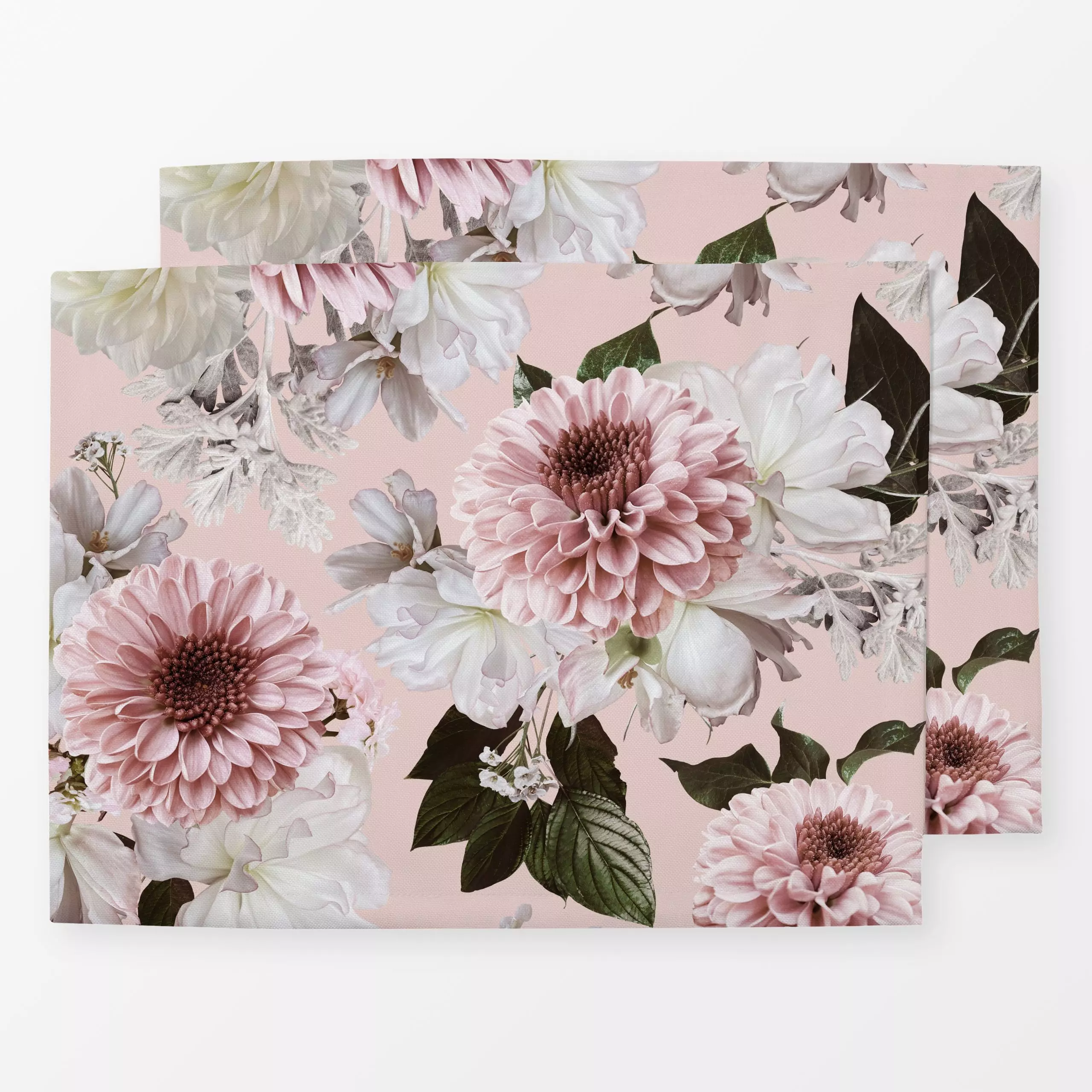 Tischset Blumen Herbst Garten 2 - Blumen & Florales, Pflanzen & Botanik - von „Uta Naumann"; boho, Muster, Blumen, Garten, B...
