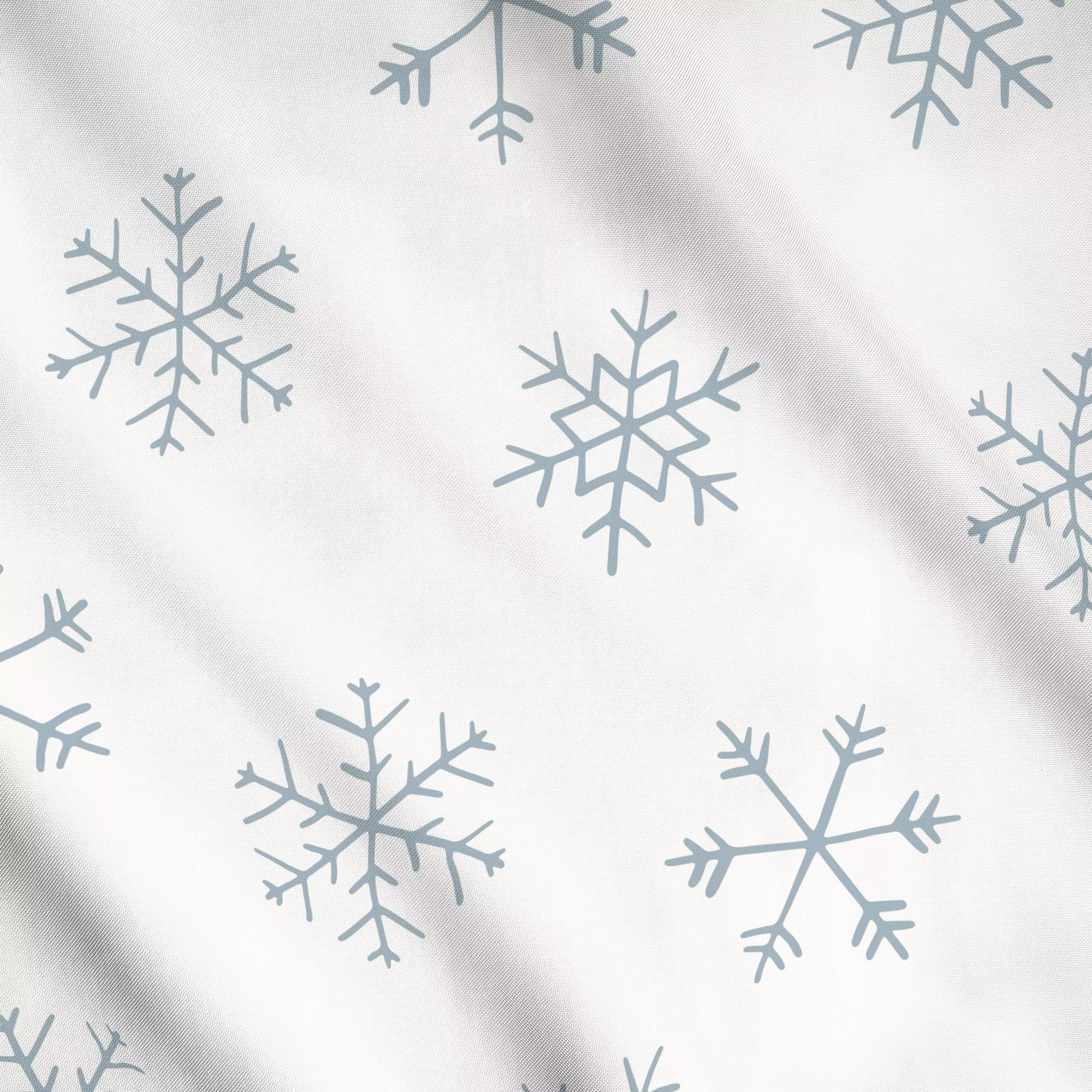 Meterware SNOWFLAKE PATTERN - Natur & Landschaft, Winter - von „Kruth Design"; skandinavisch, Kissen, Schneeflocken, Winter,...
