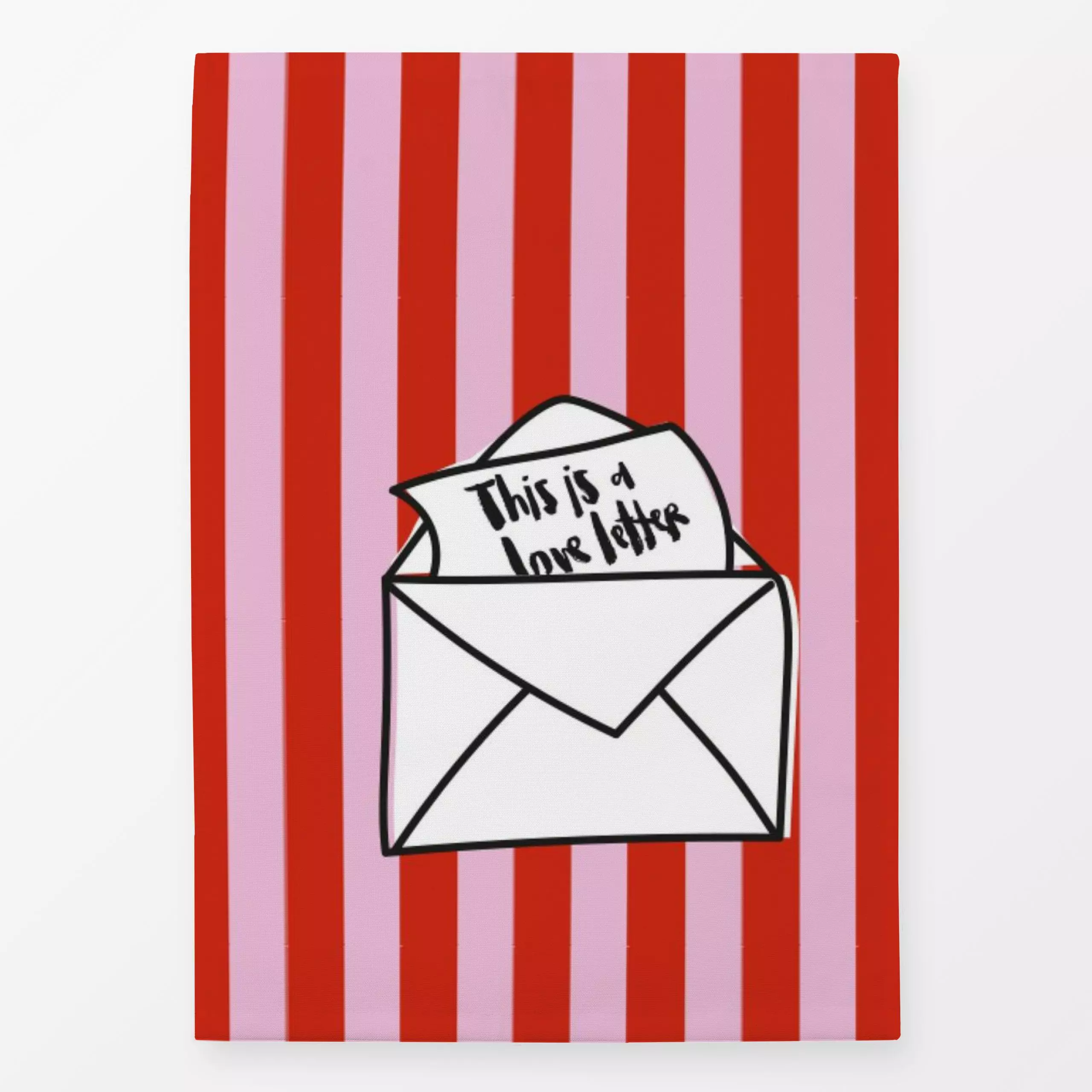 Geschirrtücher Love letter 3 - Liebe, Romantik & Pride, Sprüche & Schriftzüge - von „brushmeetspaper"; Streifen, Liebeszitat...