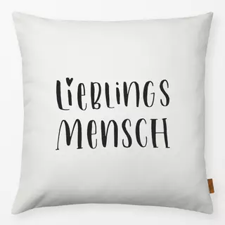 Kissen Lieblingsmensch offwhite