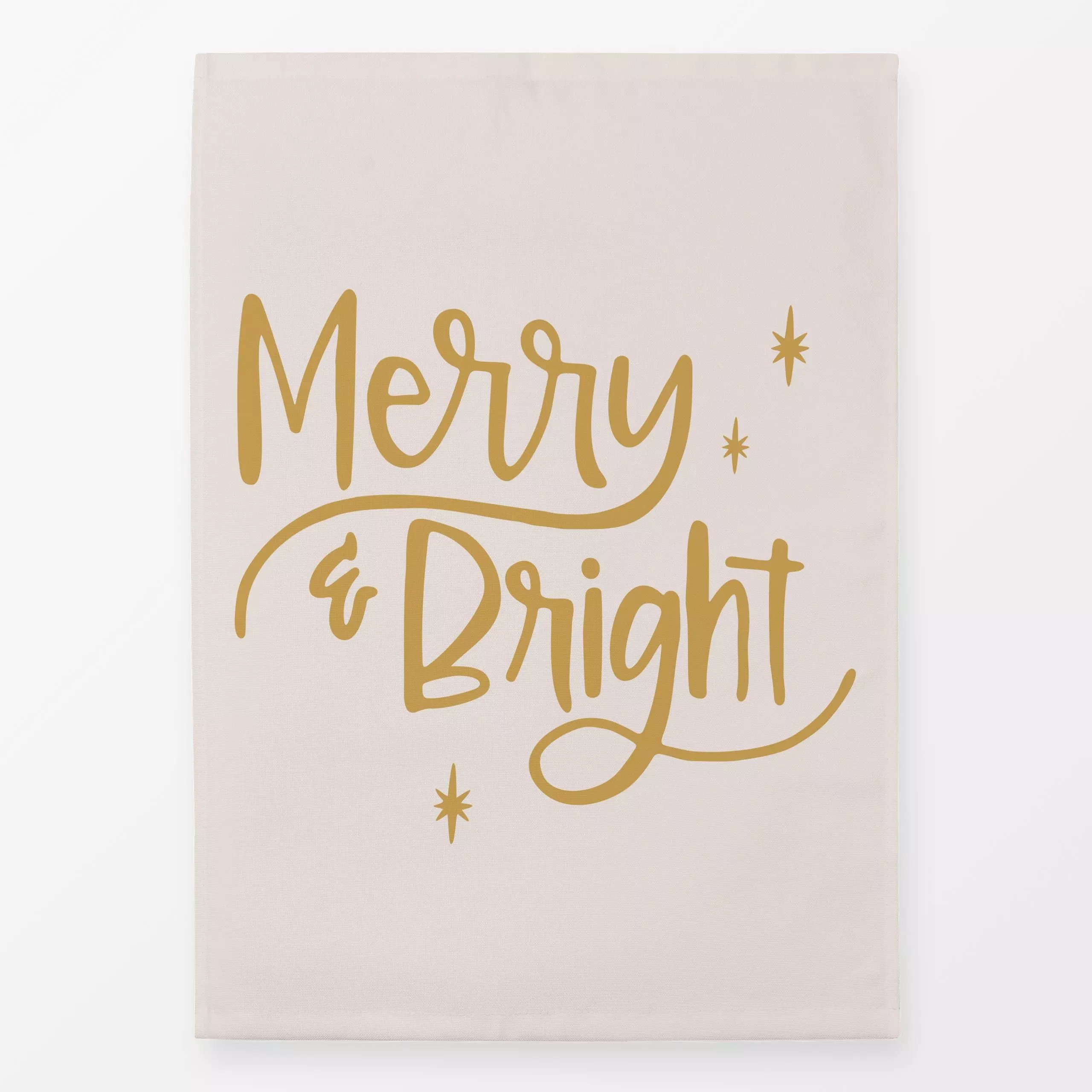 Geschirrtücher Merry & Bright - Sprüche & Schriftzüge, Weihnachten - von „moDeern Design Studio"; Merry Christmas, Weihnacht...