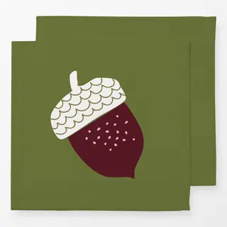 Servietten Herbst Eichel