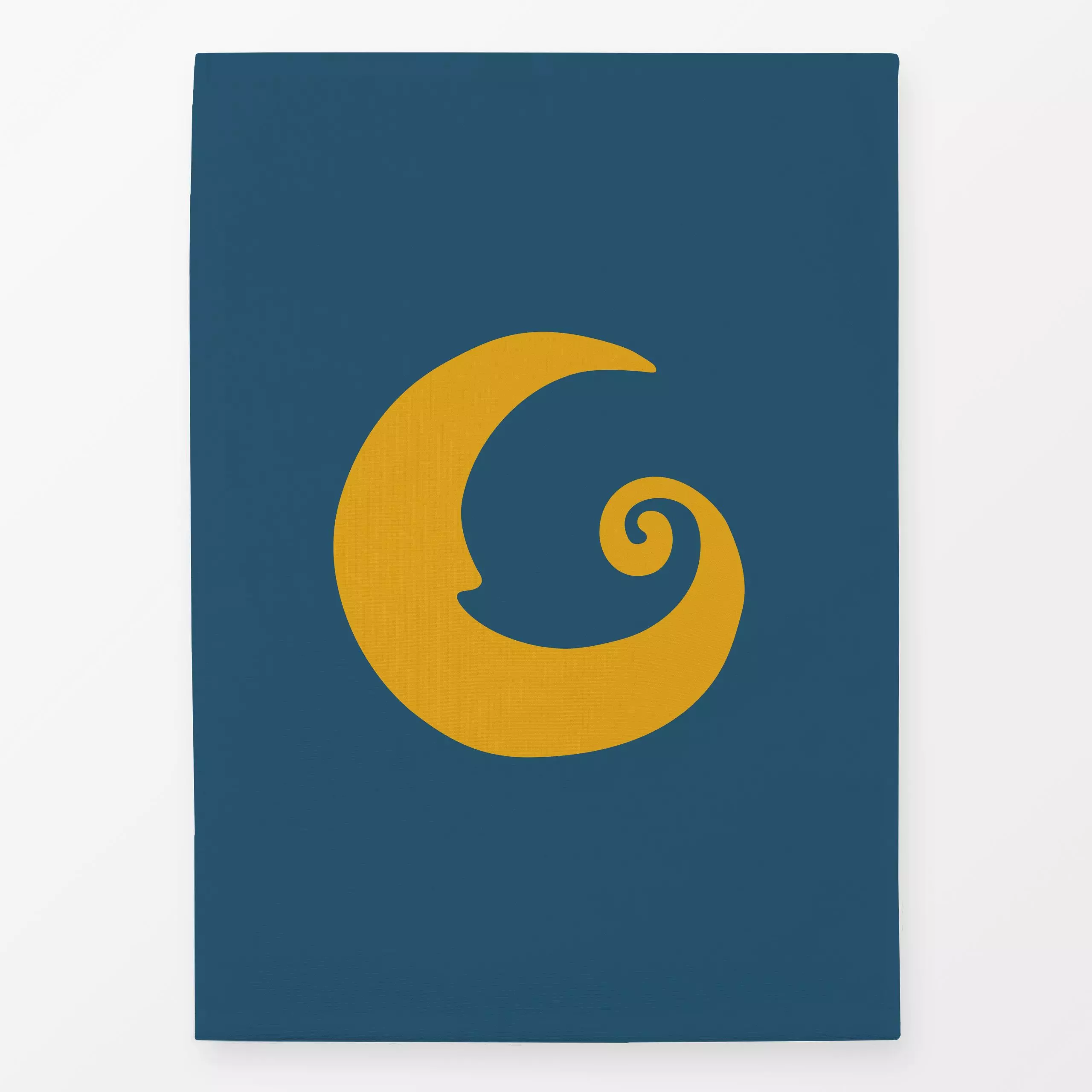 Geschirrtücher Mond 1 Wendemotiv - Retro & Vintage, Astronomie & Weltraum - von „textilwerk"; boho, hippie, Retro, oriental,...