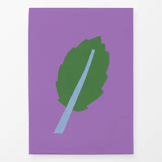 Geschirrtücher Frühling Blatt grün lila