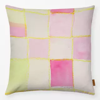 Kissen Bubblegum pink abstract