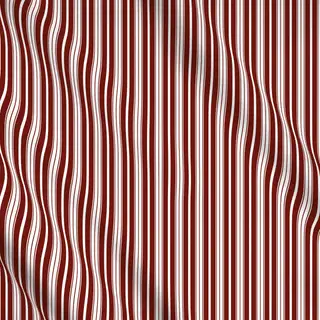 Meterware Bistro Stripes fine red