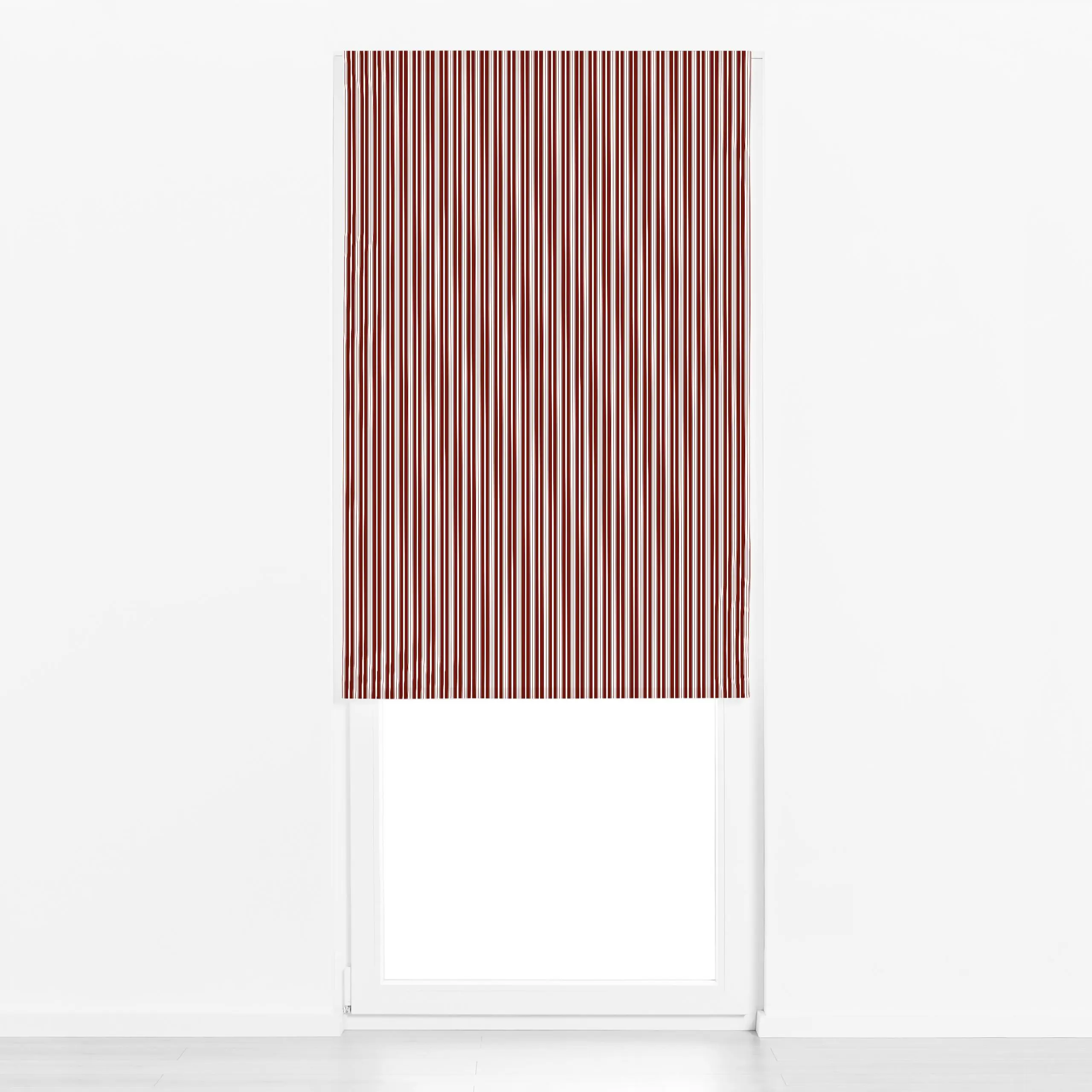 Raffrollo Bistro Stripes fine red - Symbole & Muster - von „Kruth Design"; Streifen, landhaus, gestreift, Landhausstil, krut...