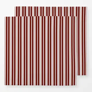 Servietten Bistro Stripes fine red