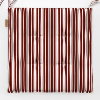 Sitzkissen Bistro Stripes fine red