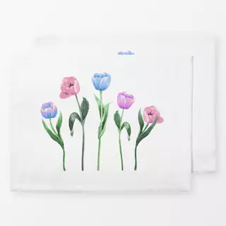 Tischset Blue Spring Tulips