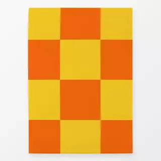 Geschirrtücher Checks Orange Yellow