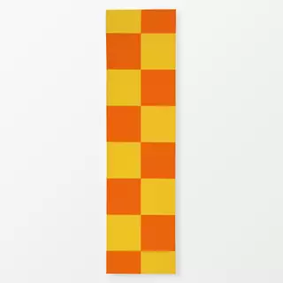 Tischläufer Checks Orange Yellow