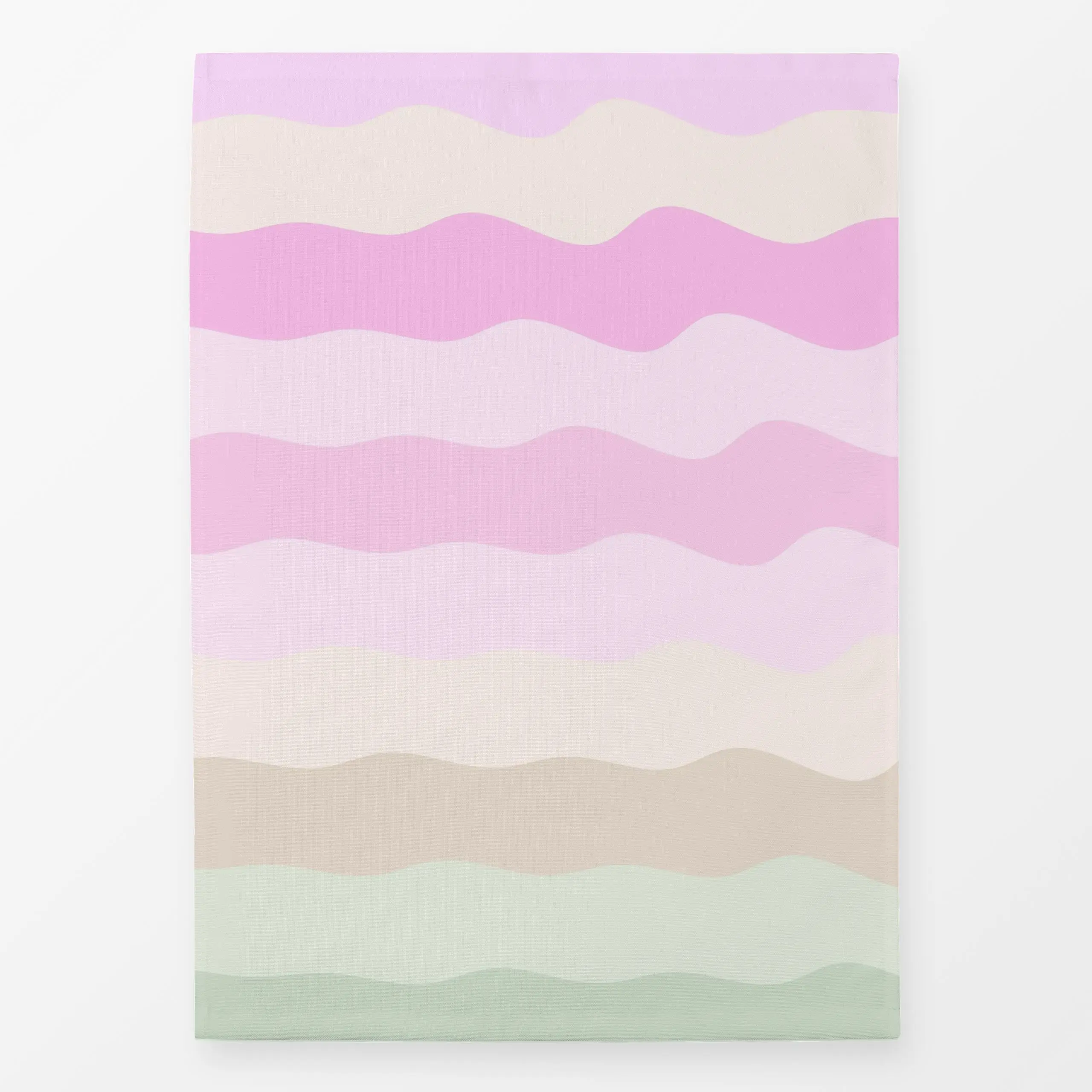 Geschirrtücher Delulu Lucky Me Streifen - Sprüche & Schriftzüge, Symbole & Muster - von „Monika Strigel"; Regenbogen, pastel...