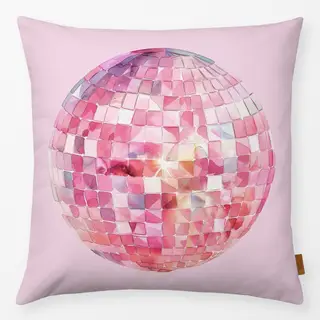 Kissen Pink Rosa Disco