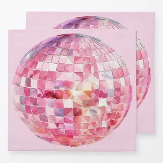 Servietten Pink Rosa Disco