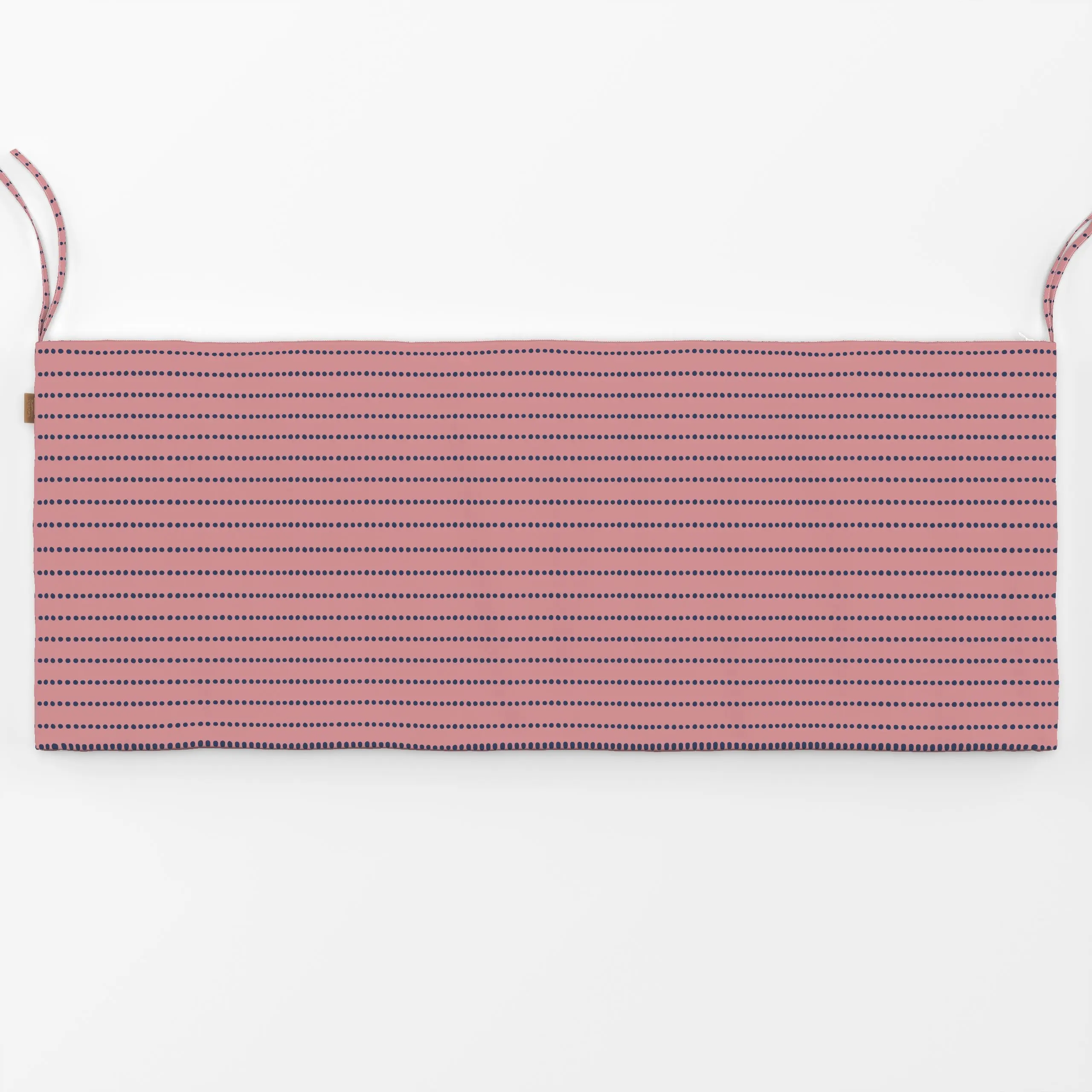 Bankauflage Muster Punkte rosa - Herbst, Symbole & Muster - von „Kerstin Ax"; Linien, abstrakt, Punkte, Cozy, Herbst, gepunk...