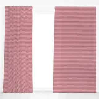Dekovorhang Muster Punkte rosa