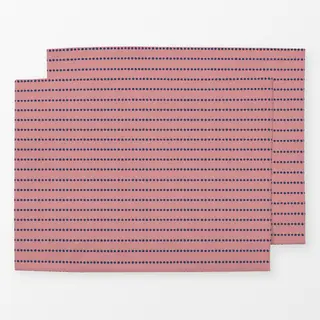 Tischset Muster Punkte rosa