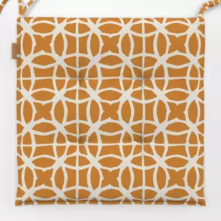 Sitzkissen Mediterrane Fliesen orange