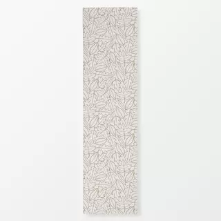 Tischläufer Blätter Herbst Laub beige grün