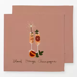 Servietten Bloody Orange Champagne