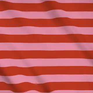 Meterware Streifen pink rot