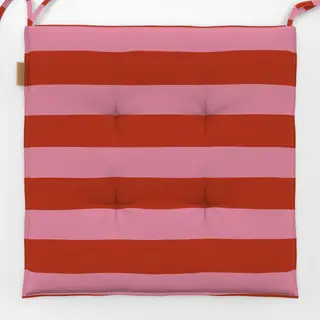 Sitzkissen Streifen pink rot