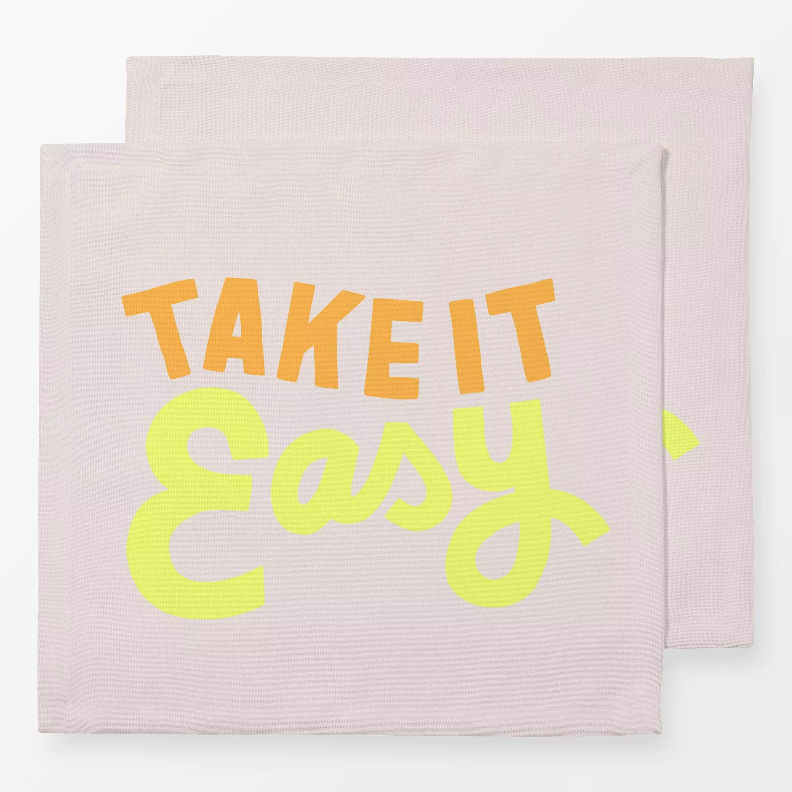 Servietten take it easy - Sommer, Sprüche & Schriftzüge - von „Studio Kesse"
