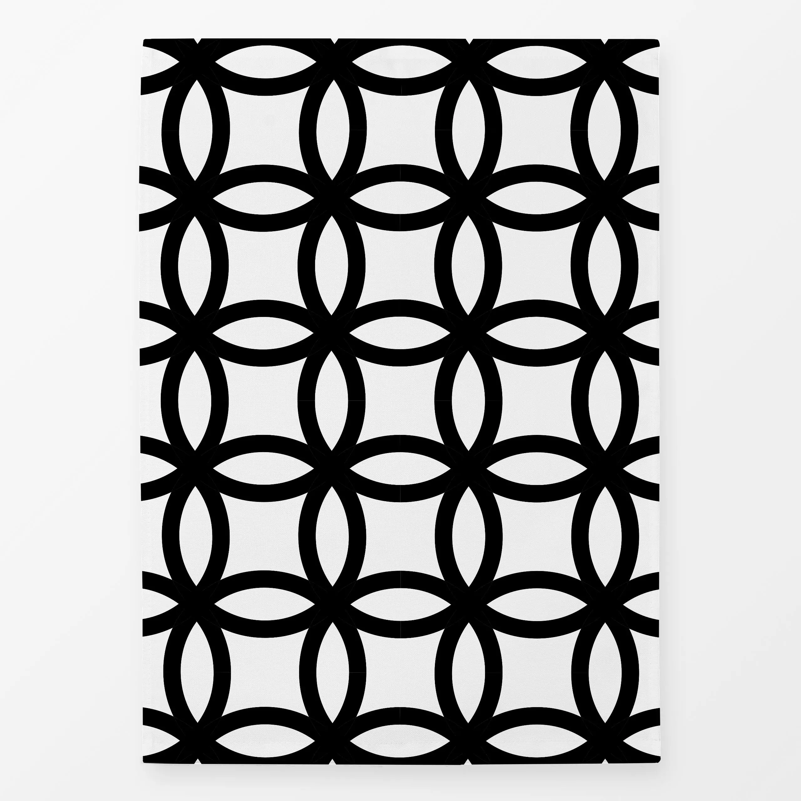 Geschirrtücher Minimalist Pattern 1 Black - Symbole & Muster - von „Heyduda"; marrakesch, marrokko, Muster, schwarz, Linien,...
