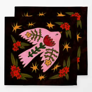 Servietten Floral Bird - Blumen Vogel