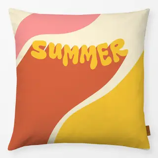 Kissen Retro Summer Typography