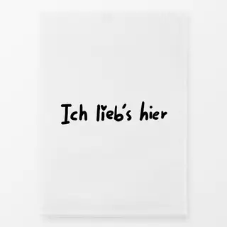 Geschirrtücher Liebs hier s/w