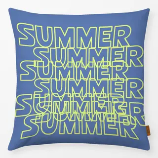 Kissen Summer Summer Summer blau