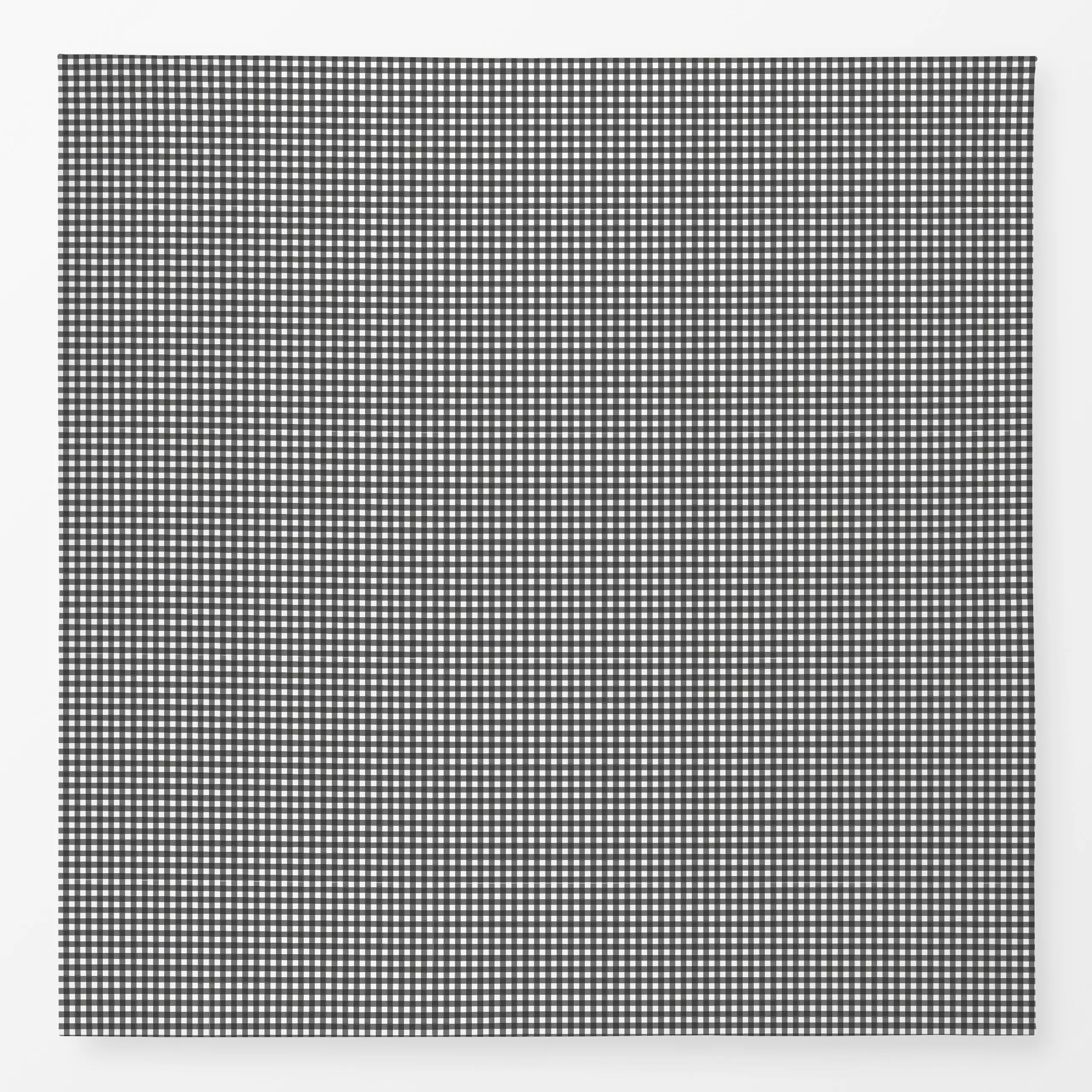 Tischdecke Mistletoe Gingham Schwarz Weiß - Symbole & Muster - von „Studio ROSAGRAU"; Muster, schwarz, minimal, kleingemuste...