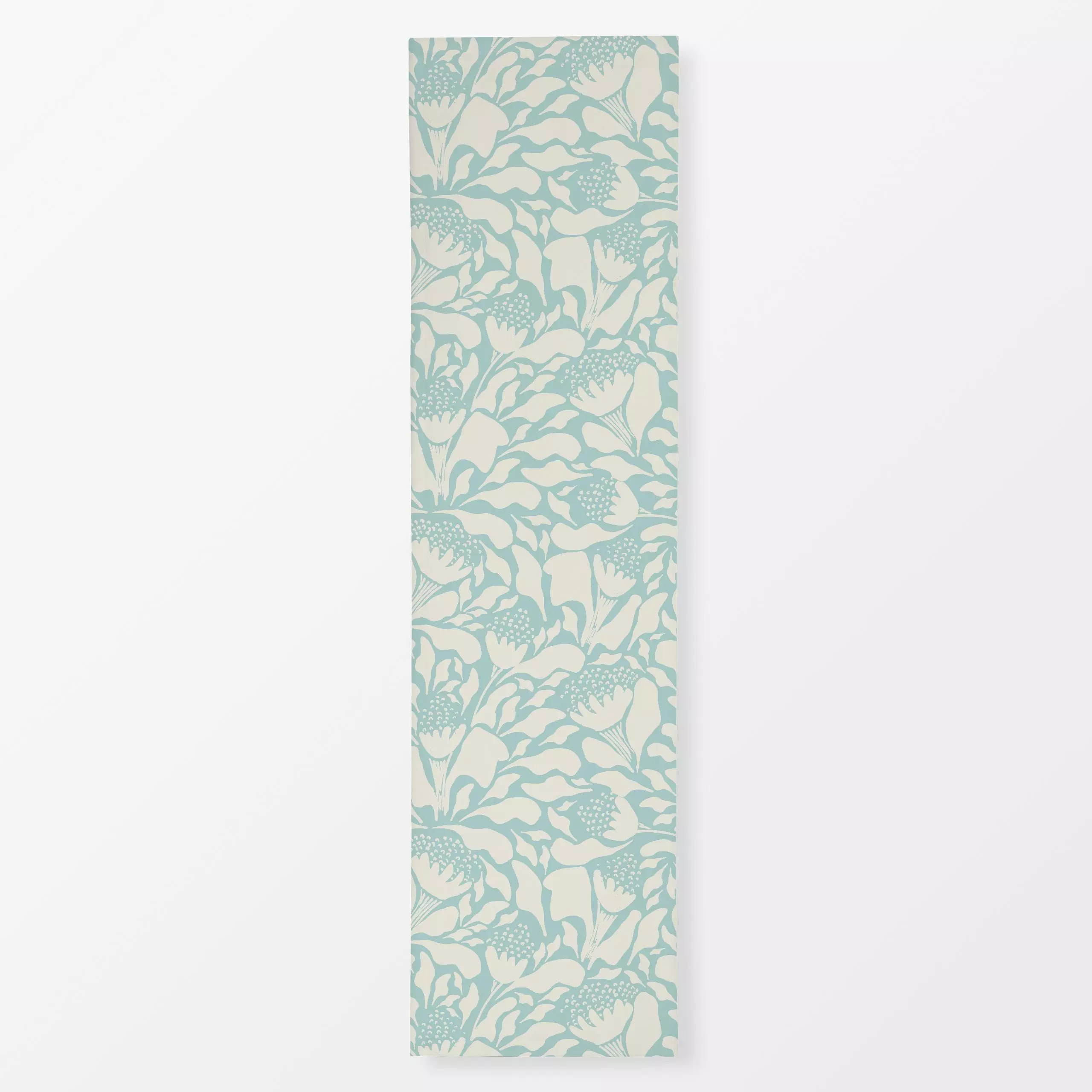 Tischläufer Flower Scent türkis - Blumen & Florales, Sommer - von „Patries Elisabeth"; boho, Natur, minimal, Blumen, Sommer,...